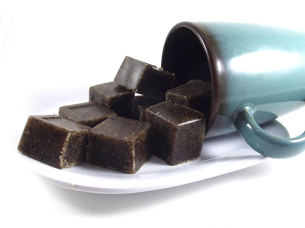 Coffee Body Scrub Soap Cubes Sugar Single Use 8oz Cellulite Reducer Skin Toner All Natural