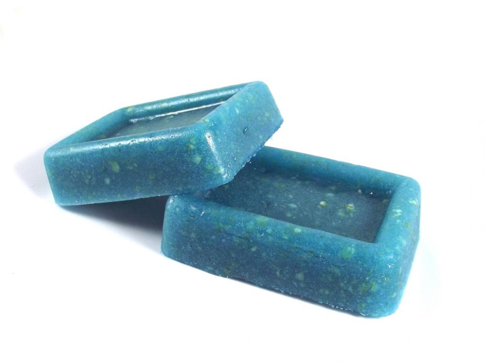 Exfoliating Solid Sugar Scrub Soap Bar Blue Oatmeal Glycerin 2 Bars 4