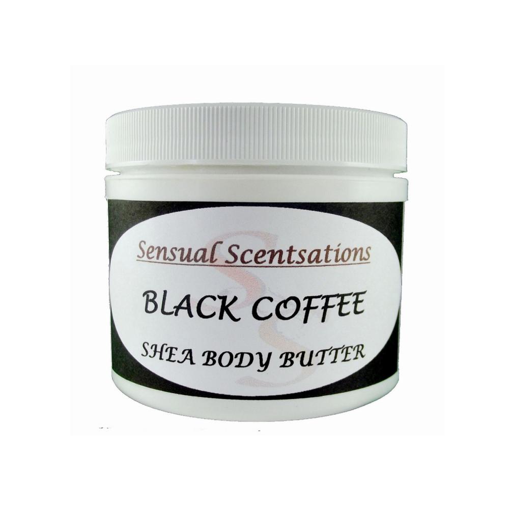 Coffee Scented Body Butter Deep Moisturizing Whipped Shea 4oz Jar
