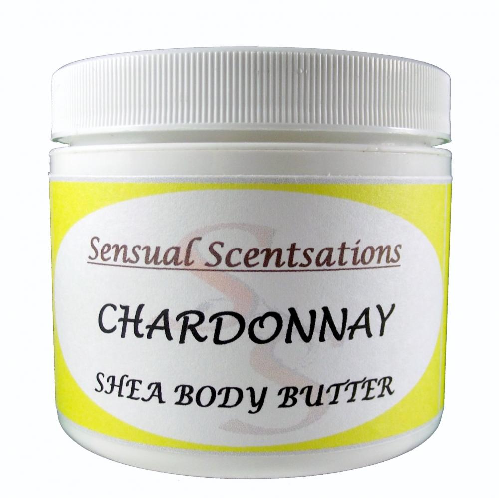 Chardonnay Body Butter Whipped Shea 4oz 99% Natural