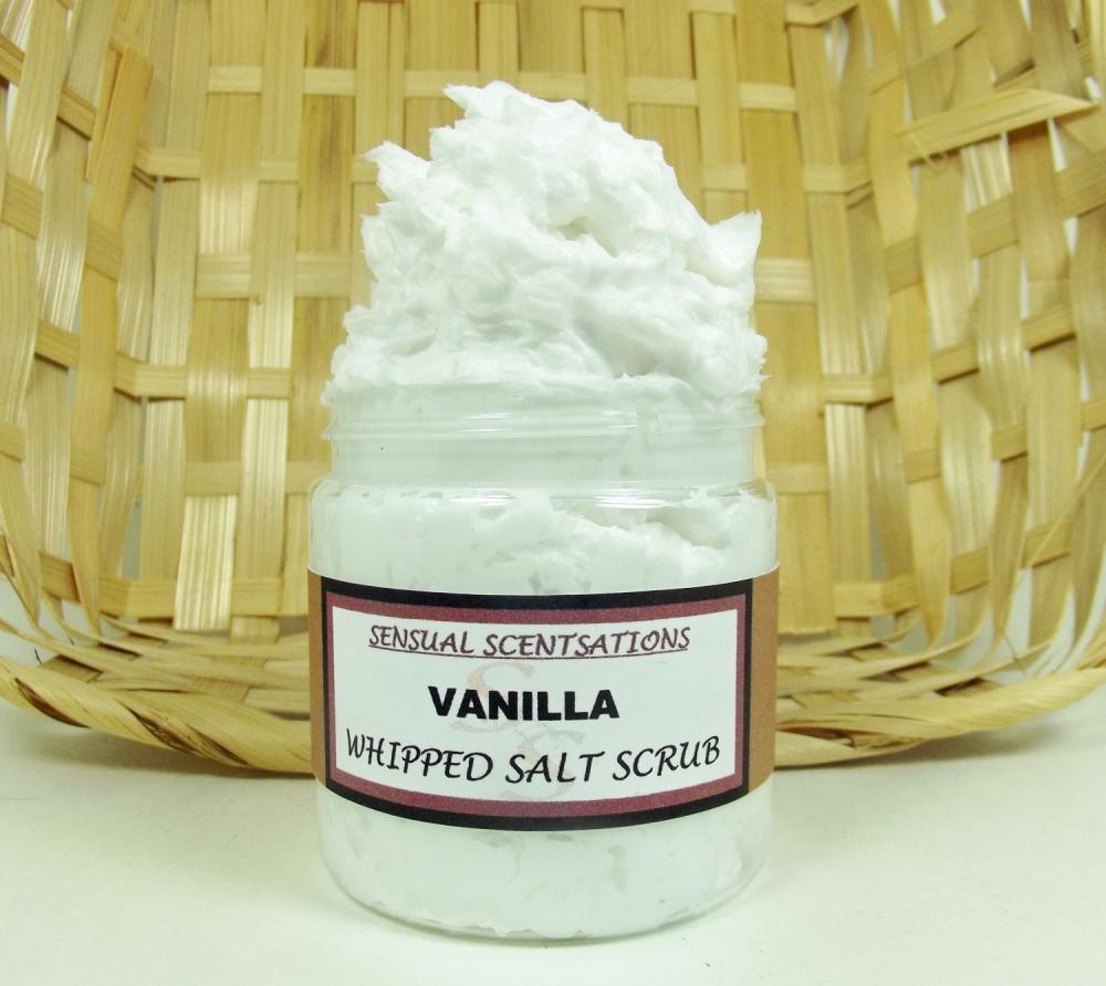  Whipped Vanilla Salt Scrub 4oz